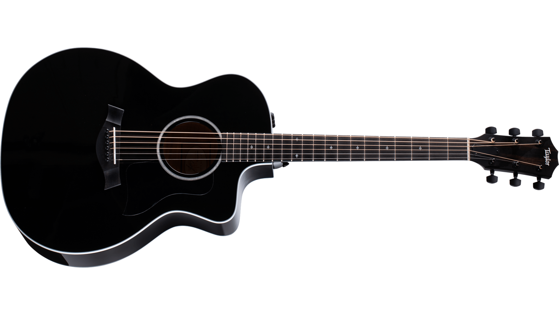 214ce-BLK DLX Layered Maple Acoustic-Electric Guitar | Taylor Guitars